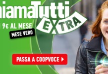 CoopVoce: nuova promo Chiama Tutti Extra, 30 Giga a 9 euro al mese con molto altro