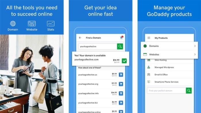 GoDaddy app Android