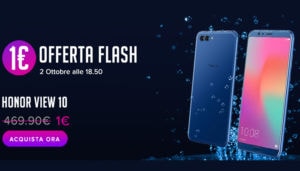 Honor View 10 a solo 1 euro