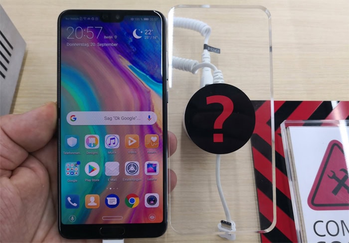 Huawei Mate 20, il nuovo e curioso teaser nei negozi