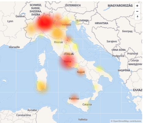 Iliad non funziona Napoli Roma Milano Palermo