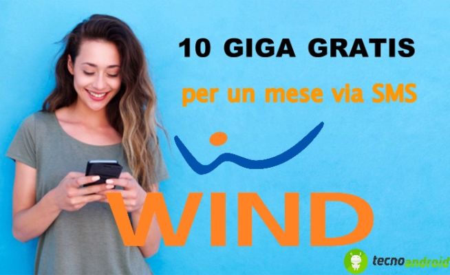 Wind 10 GB gratis via SMS