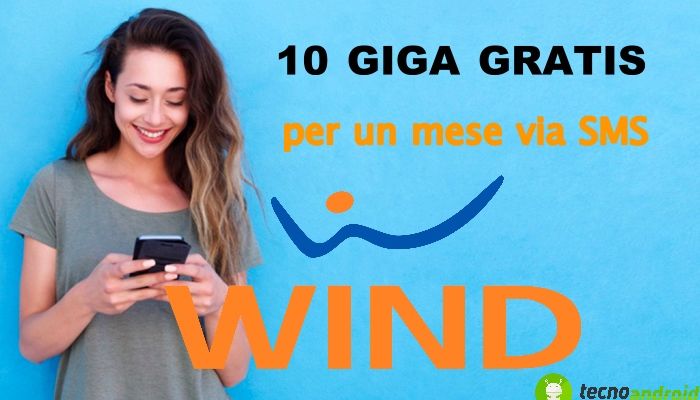 Wind 10 GB gratis via SMS