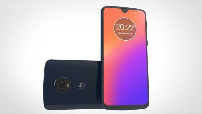 Motorola Moto G7 blu render