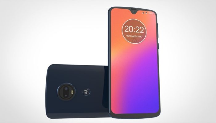 Motorola Moto G7 blu render