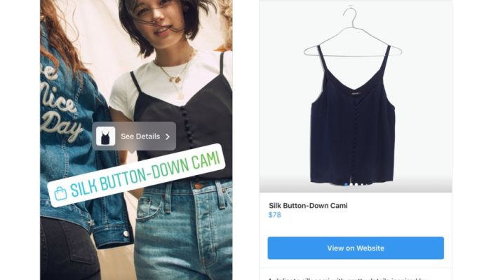 Instagram: arriva Shopping in Stories, il nuovo negozio personalizzato per gli utenti