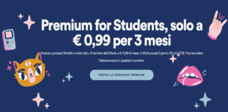 Spotify Premium, offerta per gli studenti maggiorenni