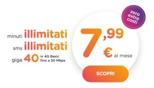 Passa a ho. Mobile: la promo a 7,99 e 40 GB è stata prorogata fino al 26 settembre 2018