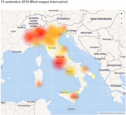 Wind non funziona a Catania