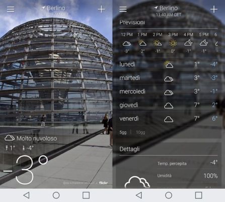 app yahoo meteo Android