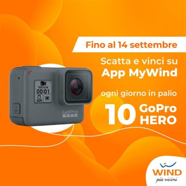 concorso My Wind GoPro Hero Gratis