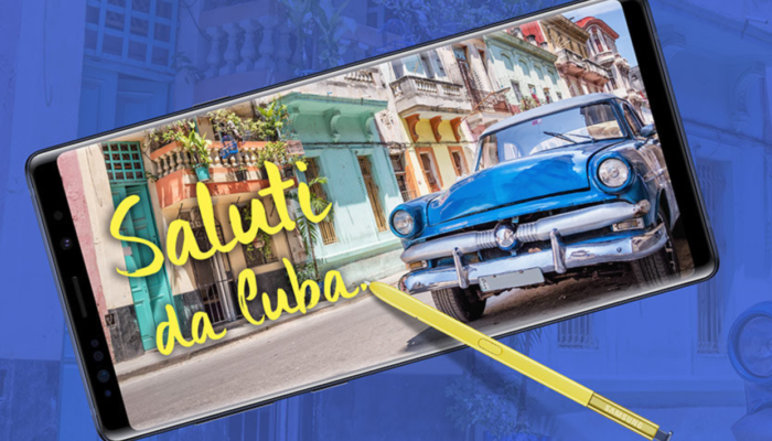 concorso samsung Galaxy Note 9 viaggio Cuba