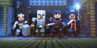 Minecraft: arriva a breve la nuova modalità "Dungeons" fino a 4 giocatori