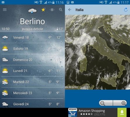il meteo app Android