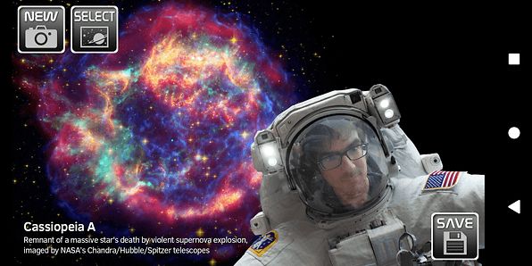 nasa selfies Android