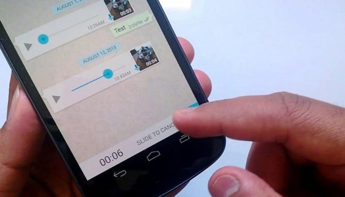 problema note vocali Whatsapp