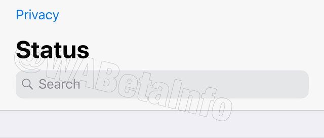 ricerca aggiornamento stato whatsapp