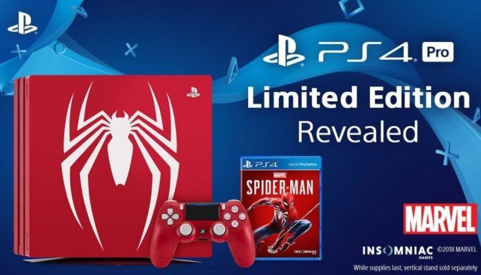 Bundle PS4 1TB "Amazing Red", controller e gioco Spider-Man in Blu-ray dal 7 settembre