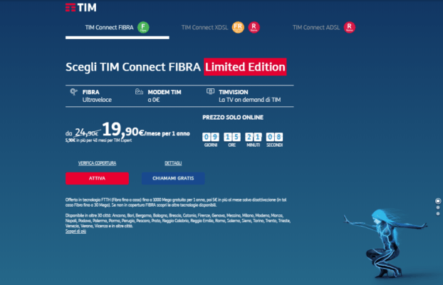 tim connect fibra limited edition