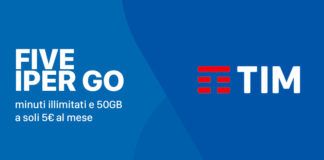 Passa a TIM: nuova Five Iper Go 50 GB a 5 euro al mese e Titanium 20 GB in offerta
