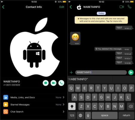whatsapp dark mode