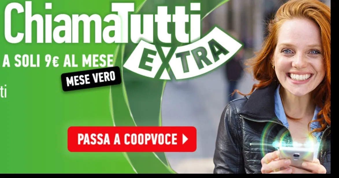 CoopVoce sfida Iliad e TIM con una promozione da 30 giga in 4G e con minuti illimitati