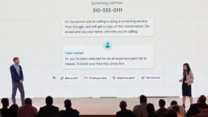 Google screen call