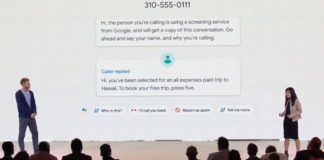 Google screen call