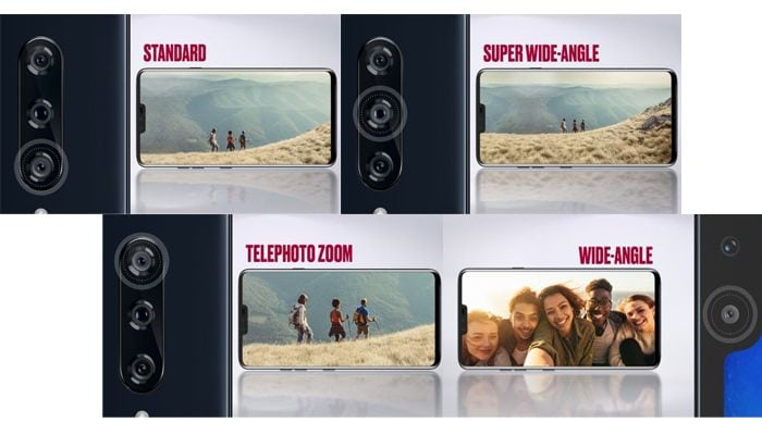 LG V40 ThinQ, le cinque fotocamere