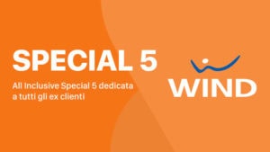Passa a Wind: Smart Special Five 30 GB a 5 euro al mese più opzione "Porta un amico"