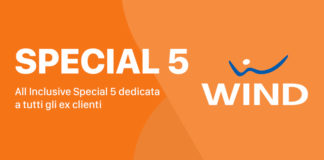 Passa a Wind: Smart Special Five 30 GB a 5 euro al mese più opzione "Porta un amico"