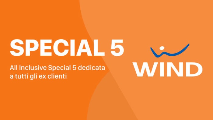 Passa a Wind: Smart Special Five 30 GB a 5 euro al mese più opzione "Porta un amico"