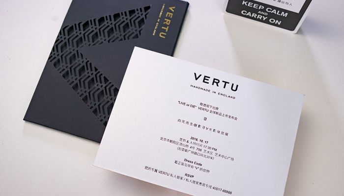 Vertu, l'invito per uno smartphone di lusso