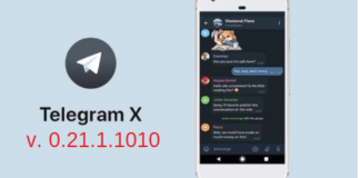 aggiornamento Telegram X 0.21.1.1010