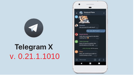 aggiornamento Telegram X 0.21.1.1010