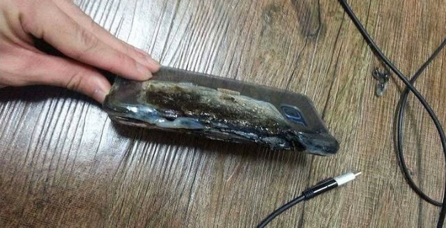 batteria Note 7 esplode
