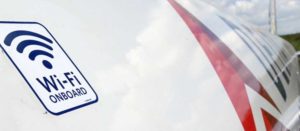 connessione WiFi in aereo