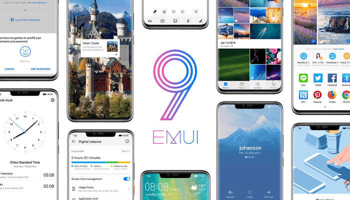 android 9 pie emui 9.0 huawei honor