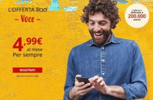 Passa a Iliad: ecco la nuova offerta solo "Voce" a 4,99 euro al mese
