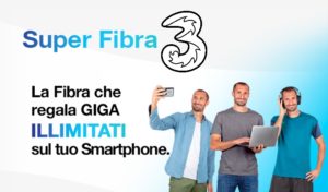 Super Fibra 3 giga illimitati