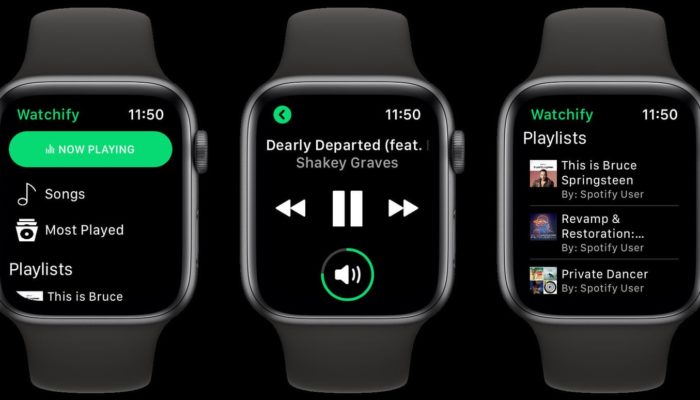 Spotify: in cantiere l'app per gestire le playlist tramite un Apple Watch