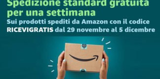 Amazon spedizioni standard gratis