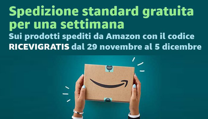 Amazon spedizioni standard gratis