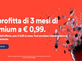 Spotify premium, 3 mesi a 0.99 euro