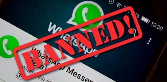ban account Whatsapp