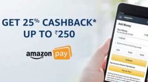 Amazon cash back