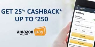 Amazon cash back