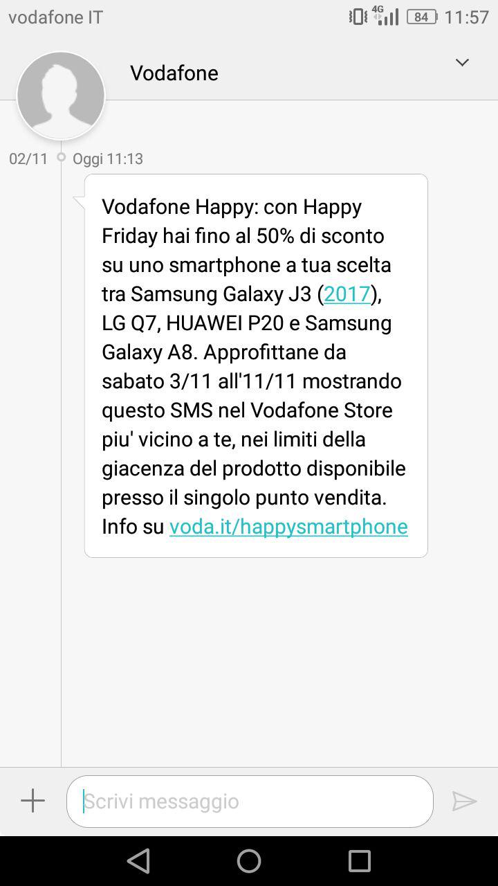 Happy friday messaggio