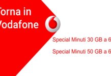 Torna in Vodafone con le offerte winback