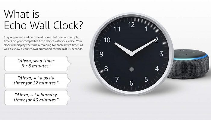 Amazon Echo Wall Clock